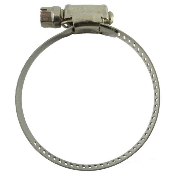 Midwest Fastener #28 18-8 Stainless Steel Flat Hose Clamps 2PK 36647